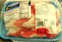 Frozen “Crabmeat,” $2.33 for a pound